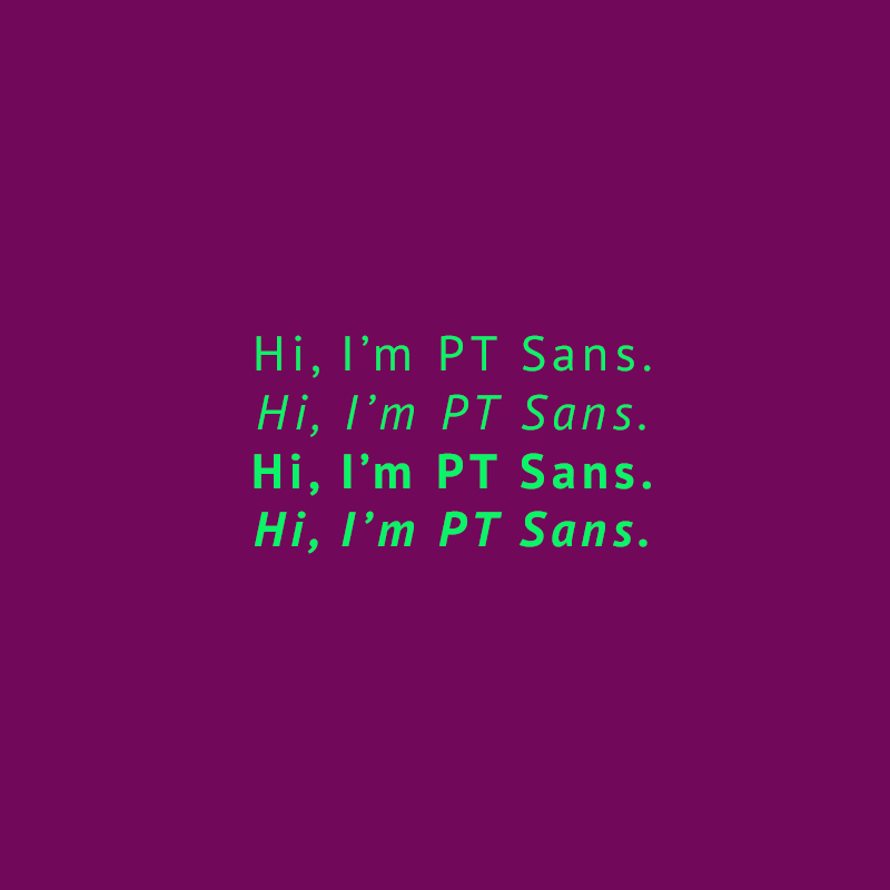 pt-sans